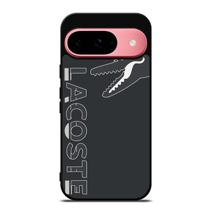 LACOSTE CROCODILE ALL BLACK Google Pixel 9 Case Cover LACOSTE CROCODILE ALL BLACK Google Pixel 9 Case Cover