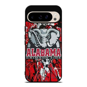 ALABAMA CRIMSON TIDE SPLASHED LOGO Google Pixel 9 Pro Case Cover ALABAMA CRIMSON TIDE SPLASHED LOGO Google Pixel 9 Pro Case Cover