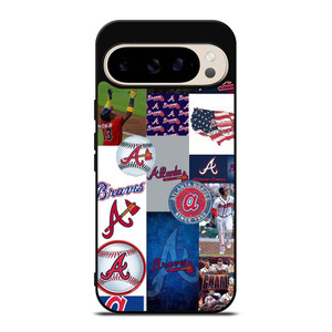 ATLANTA BRAVES COLLAGE WALL Google Pixel 9 Pro Case Cover