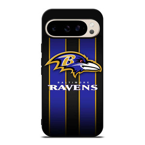 BALTIMORE RAVENS NFL STRIPE LOGO Google Pixel 9 Pro Case Cover BALTIMORE RAVENS NFL STRIPE LOGO Google Pixel 9 Pro Case Cover
