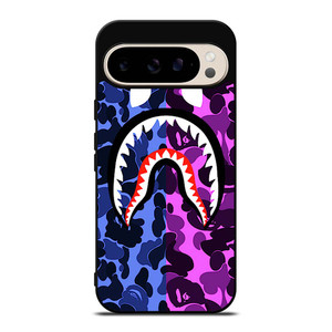 BAPE CAMO LOGO BLUE PURPLE Google Pixel 9 Pro Case Cover