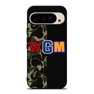 BAPE WGM CAMO Google Pixel 9 Pro Case Cover BAPE WGM CAMO Google Pixel 9 Pro Case Cover