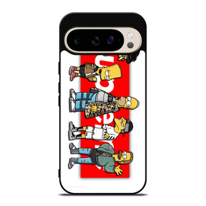 BART SIMPSON X SUPREME LOGO Google Pixel 9 Pro Case Cover