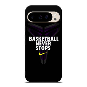 BASKETBALL NEVER STOPS BLACK MAMBA Google Pixel 9 Pro Case Cover BASKETBALL NEVER STOPS BLACK MAMBA Google Pixel 9 Pro Case Cover