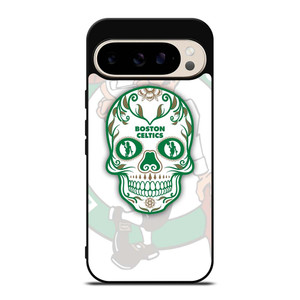 BOSTON CELTICS BASKET SKULL Google Pixel 9 Pro Case Cover BOSTON CELTICS BASKET SKULL Google Pixel 9 Pro Case Cover