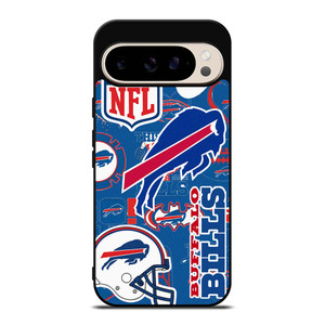 BUFFALO BILLS NFL STICKER BOMB Google Pixel 9 Pro Case Cover BUFFALO BILLS NFL STICKER BOMB Google Pixel 9 Pro Case Cover