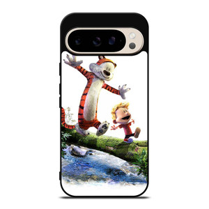 CALVIN AND HOBBES RIVER WOOD Google Pixel 9 Pro Case Cover CALVIN AND HOBBES RIVER WOOD Google Pixel 9 Pro Case Cover