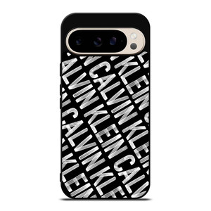 CALVIN KLEIN LOGO PATTERN Google Pixel 9 Pro Case Cover