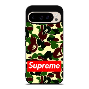 CAMO BAPE SUPREME Google Pixel 9 Pro Case Cover