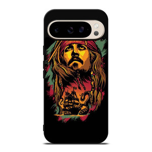 CAPTAIN JACK PIRATES OF THE CARIBBEAN ART Google Pixel 9 Pro Case Cover