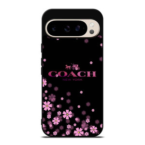 COACH FLOWERS PURPLE Google Pixel 9 Pro Case Cover COACH FLOWERS PURPLE Google Pixel 9 Pro Case Cover