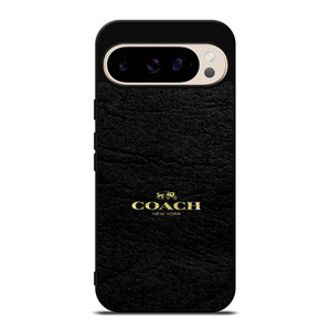 COACH LOGO TEXTURE BLACK Google Pixel 9 Pro Case Cover COACH LOGO TEXTURE BLACK Google Pixel 9 Pro Case Cover