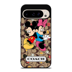 COACH MICKEY MINNIE MOUSE LOVE Google Pixel 9 Pro Case Cover COACH MICKEY MINNIE MOUSE LOVE Google Pixel 9 Pro Case Cover