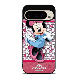 COACH MINNIE MOUSE PINK PATTERN Google Pixel 9 Pro Case Cover