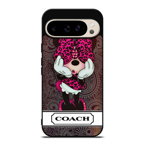 COACH NEW YORK MINNIE MOUSE CUTE Google Pixel 9 Pro Case Cover
