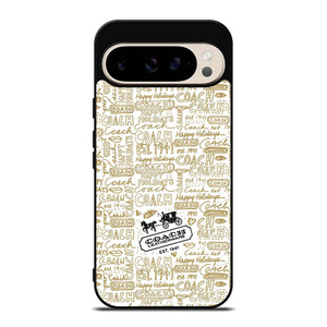 COACH NEW YORK COLLAGE Google Pixel 9 Pro Case Cover COACH NEW YORK COLLAGE Google Pixel 9 Pro Case Cover