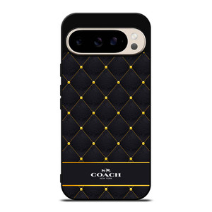COACH NEW YORK GOLD PATTERN Google Pixel 9 Pro Case Cover COACH NEW YORK GOLD PATTERN Google Pixel 9 Pro Case Cover