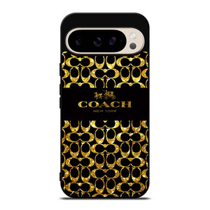 COACH NEW YORK GOLDEN Google Pixel 9 Pro Case Cover COACH NEW YORK GOLDEN Google Pixel 9 Pro Case Cover