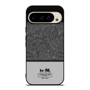 COACH NEW YORK GREY BATIK Google Pixel 9 Pro Case Cover COACH NEW YORK GREY BATIK Google Pixel 9 Pro Case Cover