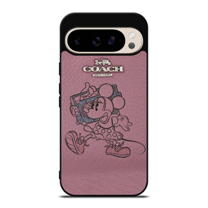 COACH NEW YORK PINK MICKEY MOUSE Google Pixel 9 Pro Case Cover