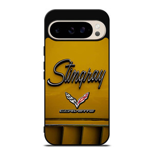 CORVETTE STINGRAY LOGO YELLOW Google Pixel 9 Pro Case Cover CORVETTE STINGRAY LOGO YELLOW Google Pixel 9 Pro Case Cover