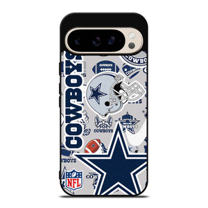 DALLAS COWBOYS NFL STICKER BOMB Google Pixel 9 Pro Case Cover DALLAS COWBOYS NFL STICKER BOMB Google Pixel 9 Pro Case Cover