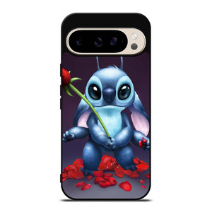 DISNEY STITCH AND ROSE FLOWER Google Pixel 9 Pro Case Cover DISNEY STITCH AND ROSE FLOWER Google Pixel 9 Pro Case Cover