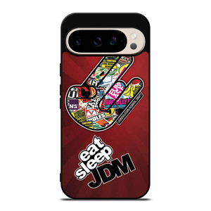 EAT SLEEP JDM LOGO Google Pixel 9 Pro Case Cover EAT SLEEP JDM LOGO Google Pixel 9 Pro Case Cover
