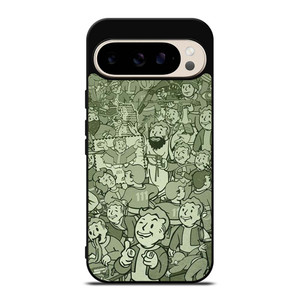 FALLOUT VAULT BOY ALL CHARACTER  Google Pixel 9 Pro Case Cover