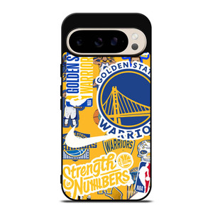 GOLDEN STATE WARRIORS NBA STICKER BOMB Google Pixel 9 Pro Case Cover