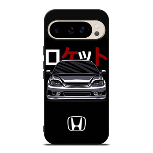 HONDA CIVIC RETRO DRAWING Google Pixel 9 Pro Case Cover