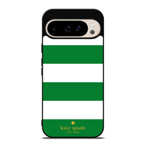 KATE SPADE GREEN STRIPE Google Pixel 9 Pro Case Cover