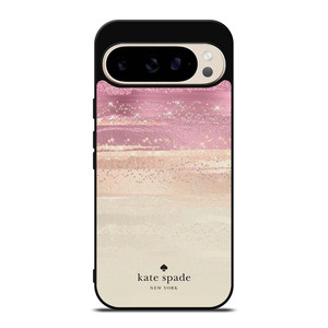 KATE SPADE NEW YORK ROSE GOLD GLITTER Google Pixel 9 Pro Case Cover KATE SPADE NEW YORK ROSE GOLD GLITTER Google Pixel 9 Pro Case Cover
