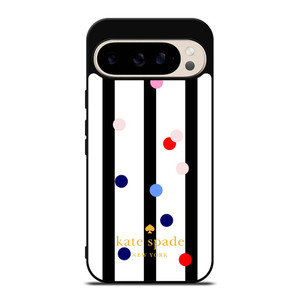 KATE SPADE STRIPE POLKADOTS Google Pixel 9 Pro Case Cover