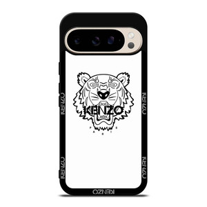 KENZO PARIS BORDERED LOGO WHITE Google Pixel 9 Pro Case Cover