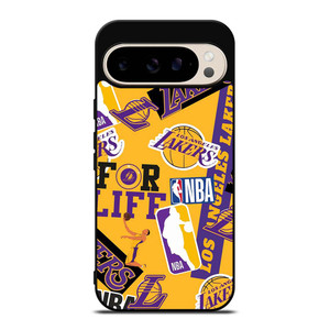 LA LOS ANGELES LAKERS STICKER BOMB Google Pixel 9 Pro Case Cover
