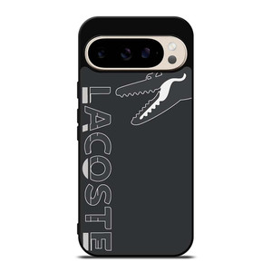 LACOSTE CROCODILE ALL BLACK Google Pixel 9 Pro Case Cover LACOSTE CROCODILE ALL BLACK Google Pixel 9 Pro Case Cover