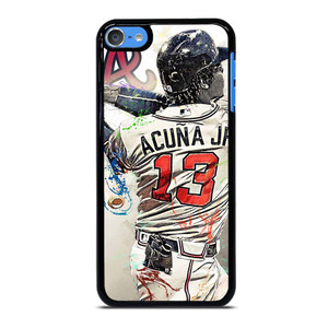 ATLANTA BRAVES ACUNA JR 13 BASEBALL iPod Touch 7 Case Cover