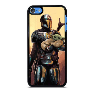 BABY YODA AND THE MANDALORIAN STAR WARS ART iPod Touch 7 Case Cover BABY YODA AND THE MANDALORIAN STAR WARS ART iPod Touch 7 Case Cover