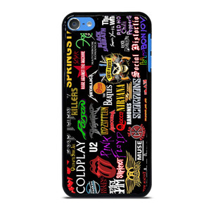 CLASSIC ROCK BAND COLLAGE iPod Touch 7 Case Cover CLASSIC ROCK BAND COLLAGE iPod Touch 7 Case Cover
