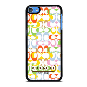COACH NEW YORK COLORFUL iPod Touch 7 Case Cover COACH NEW YORK COLORFUL iPod Touch 7 Case Cover