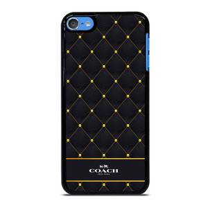 COACH NEW YORK GOLD PATTERN iPod Touch 7 Case Cover