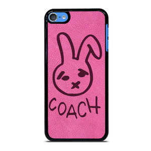 COACH NEW YORK RABBIT LEATHER PINK iPod Touch 7 Case Cover COACH NEW YORK RABBIT LEATHER PINK iPod Touch 7 Case Cover
