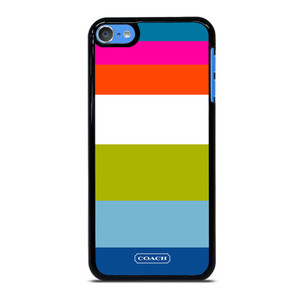 COACH NEW YORK STRIPE 2 iPod Touch 7 Case Cover COACH NEW YORK STRIPE 2 iPod Touch 7 Case Cover