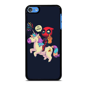 DEADPOOL UNICORN MIDDLE FINGERS iPod Touch 7 Case Cover