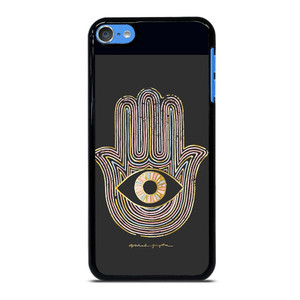 HAMSA EVIL EYE HAND OF FATIMA LOGO iPod Touch 7 Case Cover HAMSA EVIL EYE HAND OF FATIMA LOGO iPod Touch 7 Case Cover