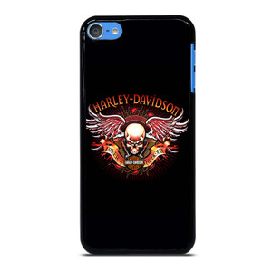 HARLEY DAVIDSON WING SKULL LOGO iPod Touch 7 Case Cover