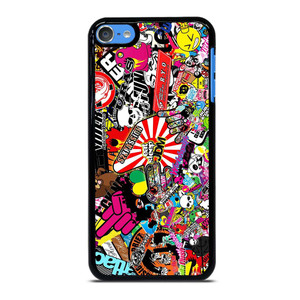 JDM STICKER BOMB COLLAGE iPod Touch 7 Case Cover JDM STICKER BOMB COLLAGE iPod Touch 7 Case Cover