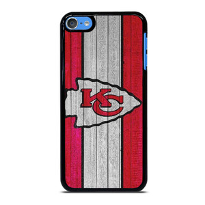 KANSAS CITY CHIEFS WOODEN LOGO iPod Touch 7 Case Cover