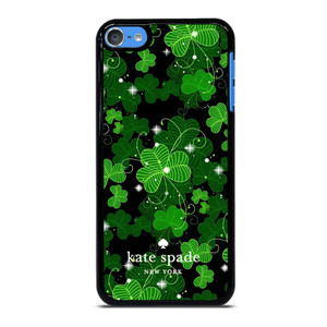 KATE SPADE GREEN LEAFS iPod Touch 7 Case Cover KATE SPADE GREEN LEAFS iPod Touch 7 Case Cover